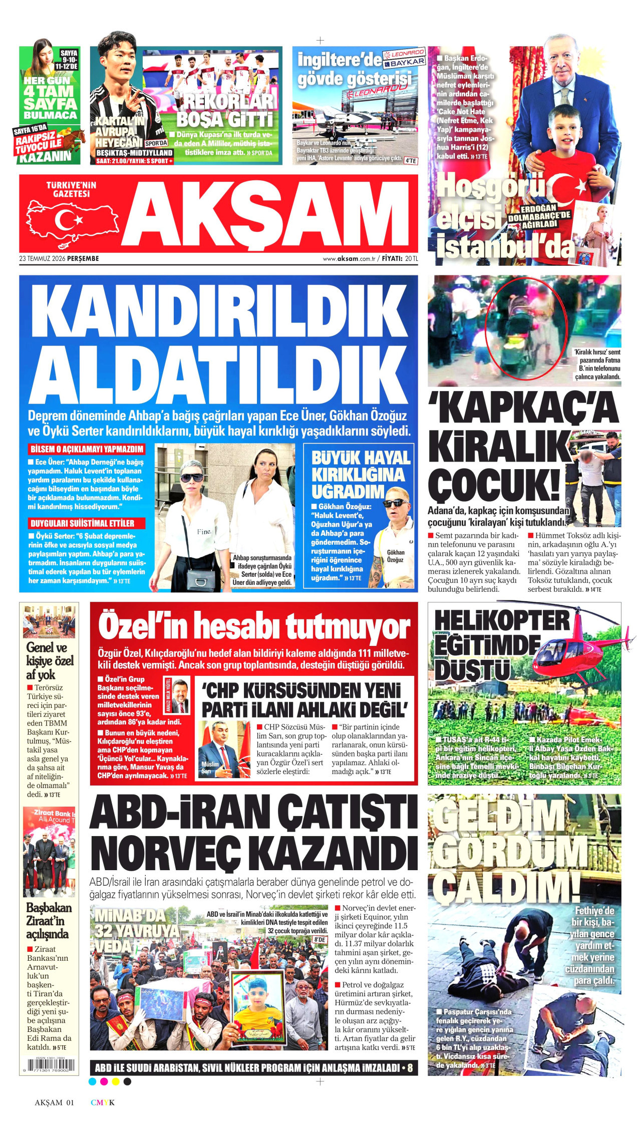 Akşam Manşet