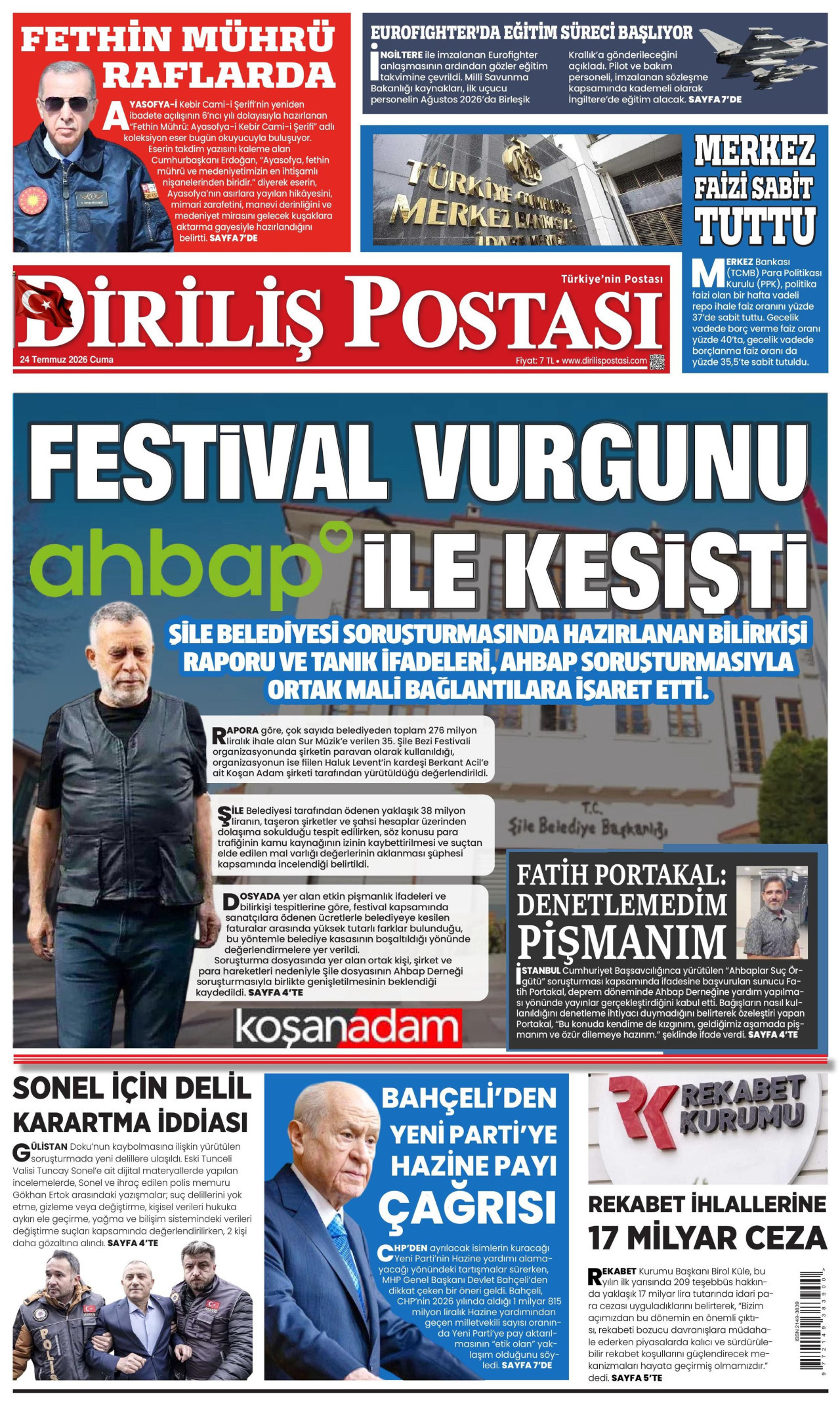 Diriliş Postası Manşet