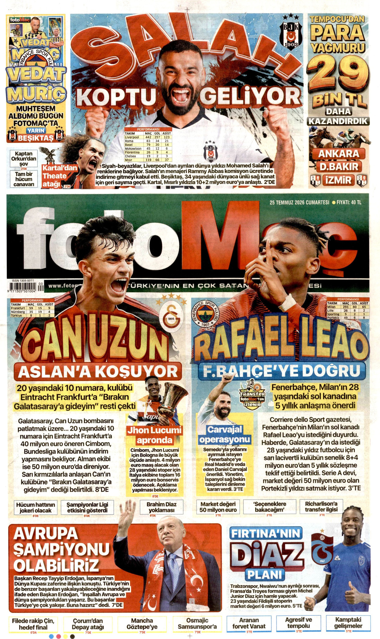 Fotomaç Manşet