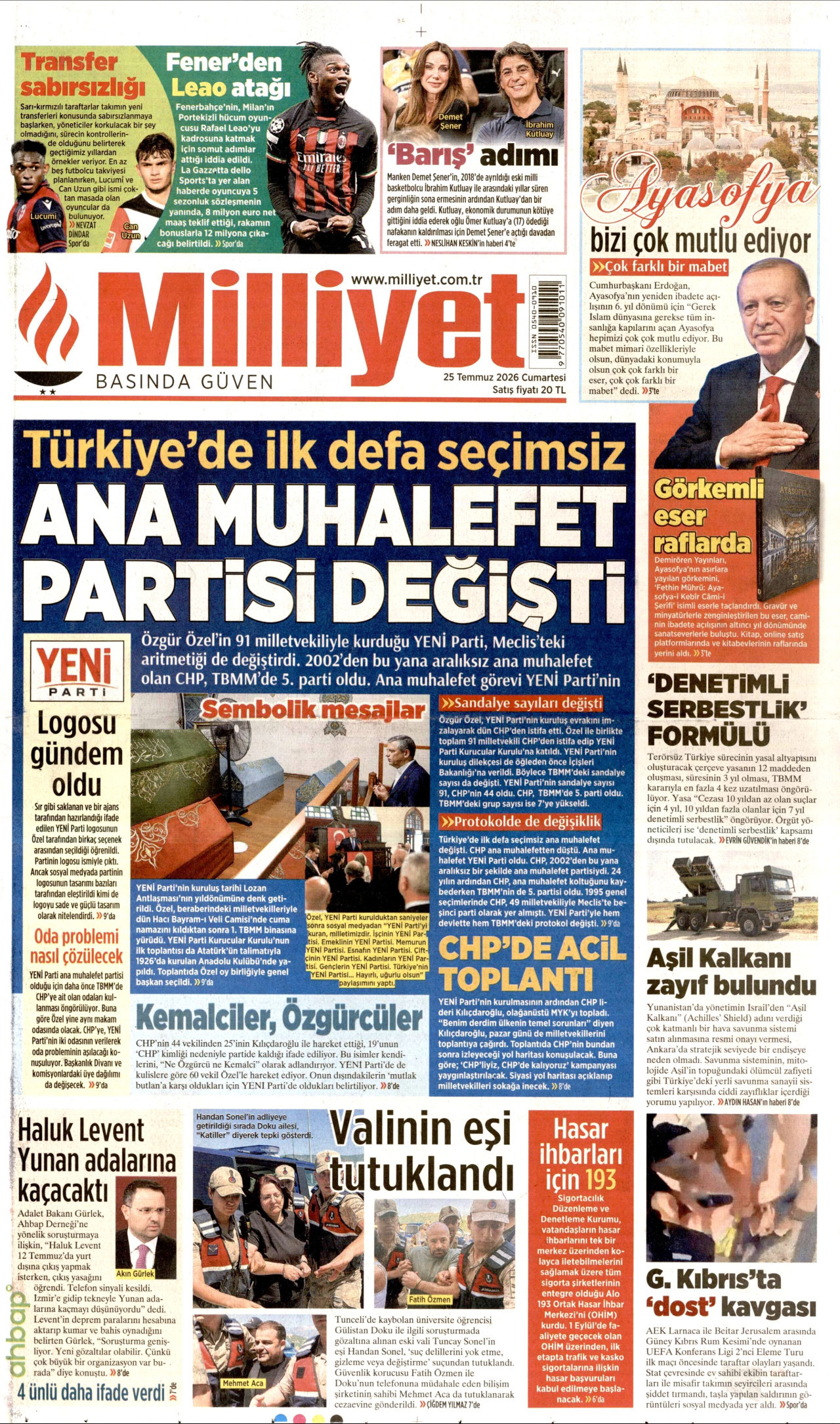 Milliyet Manşet