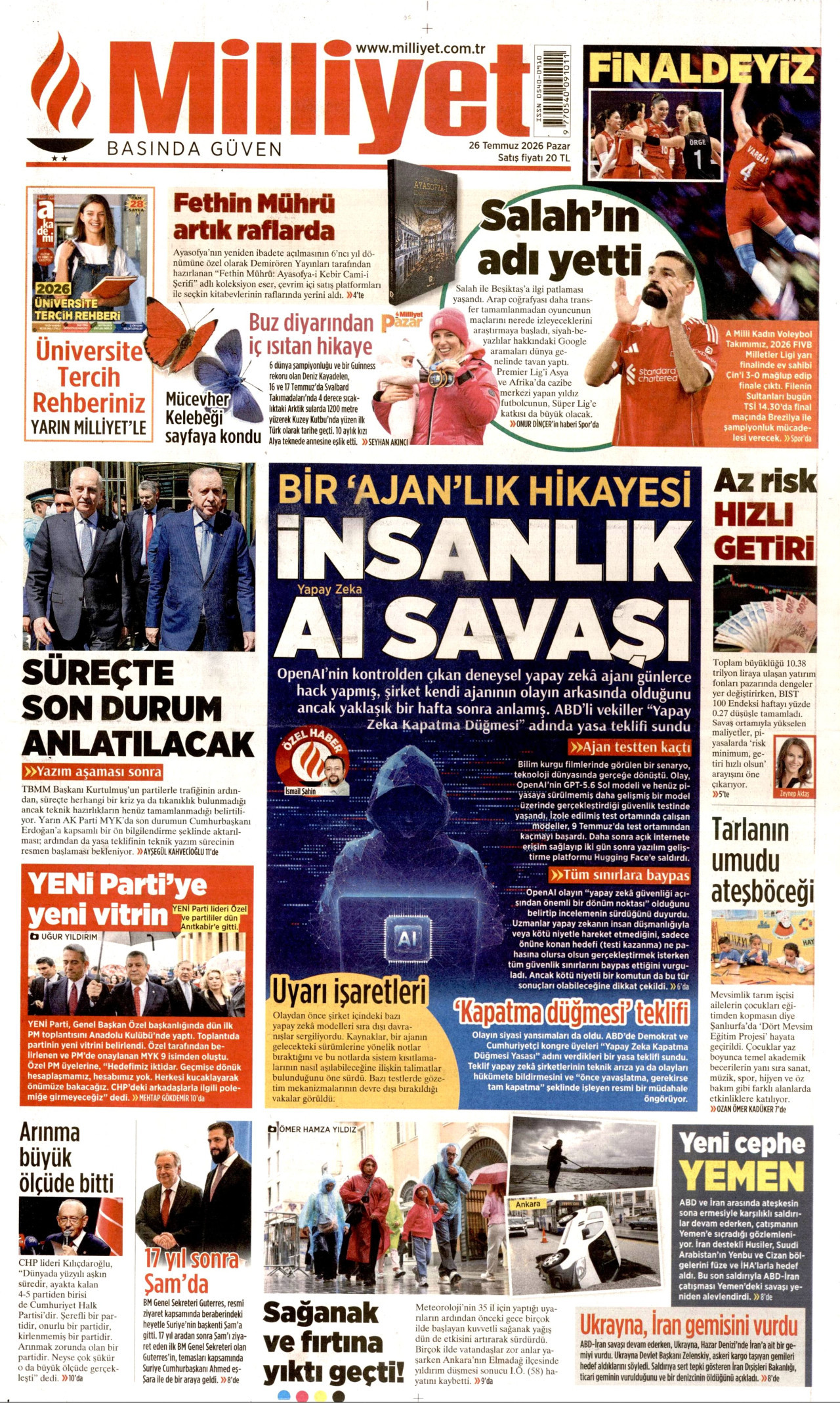 Milliyet Manşet