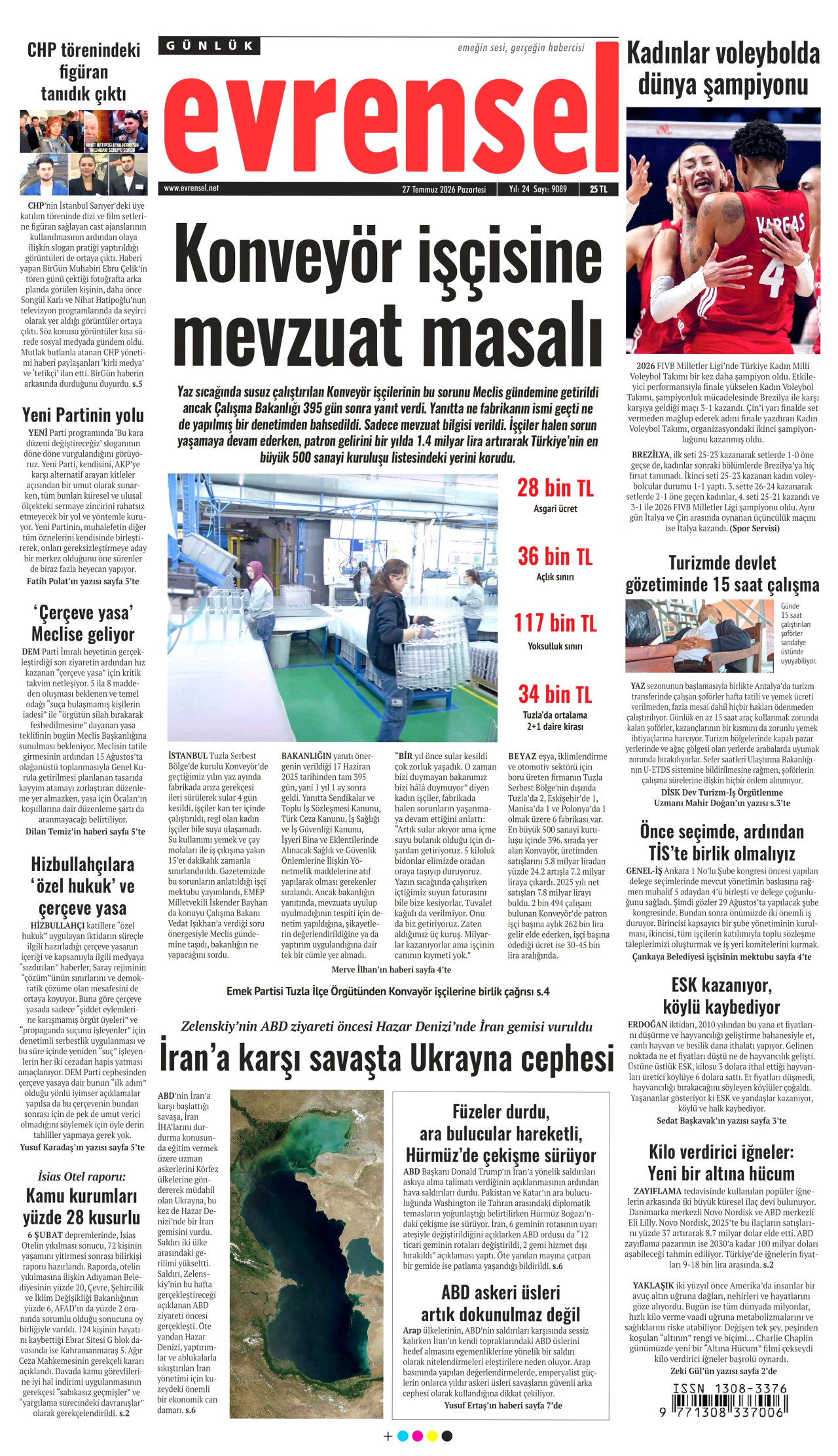 Evrensel Manşet