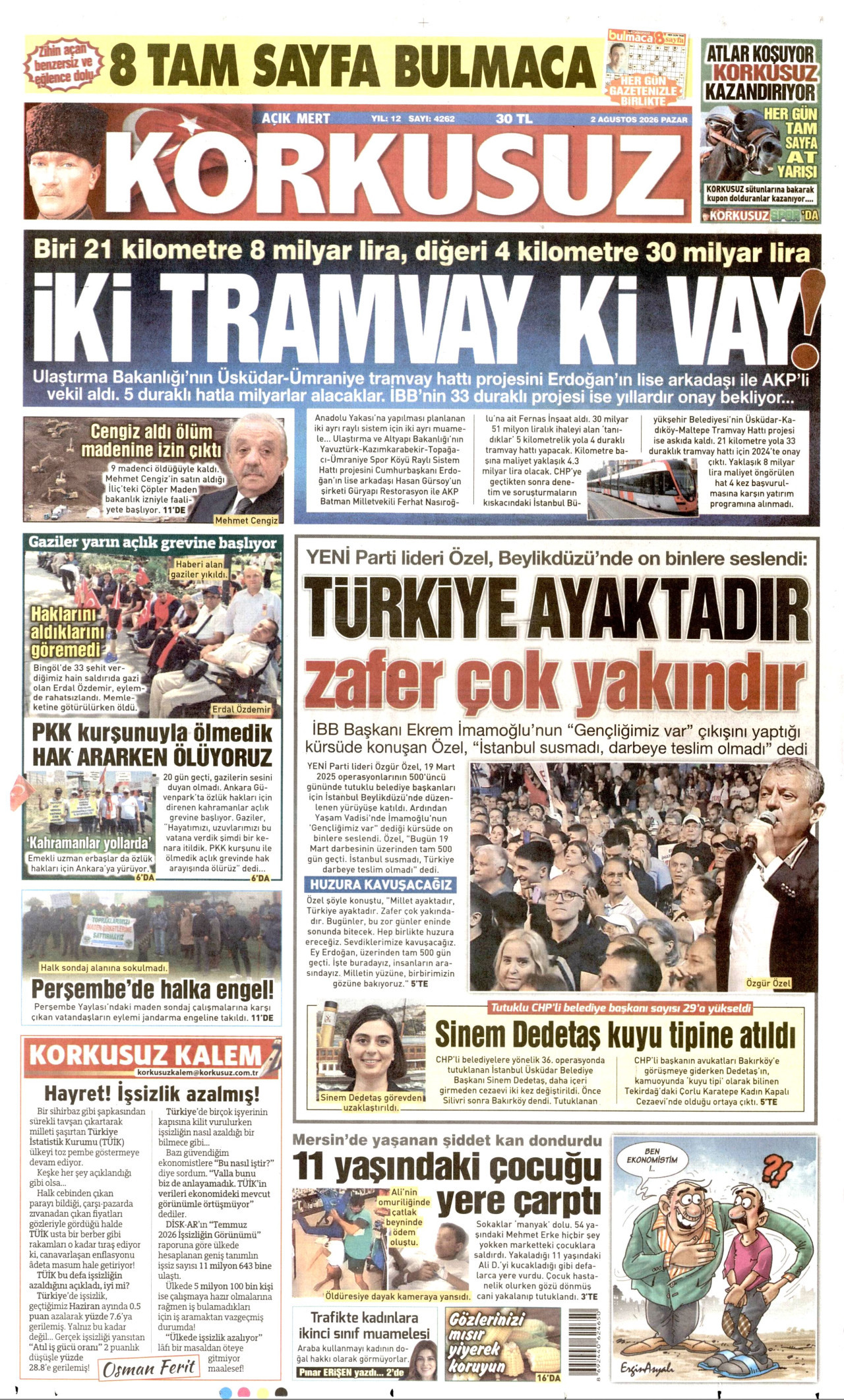 Korkusuz Manşet
