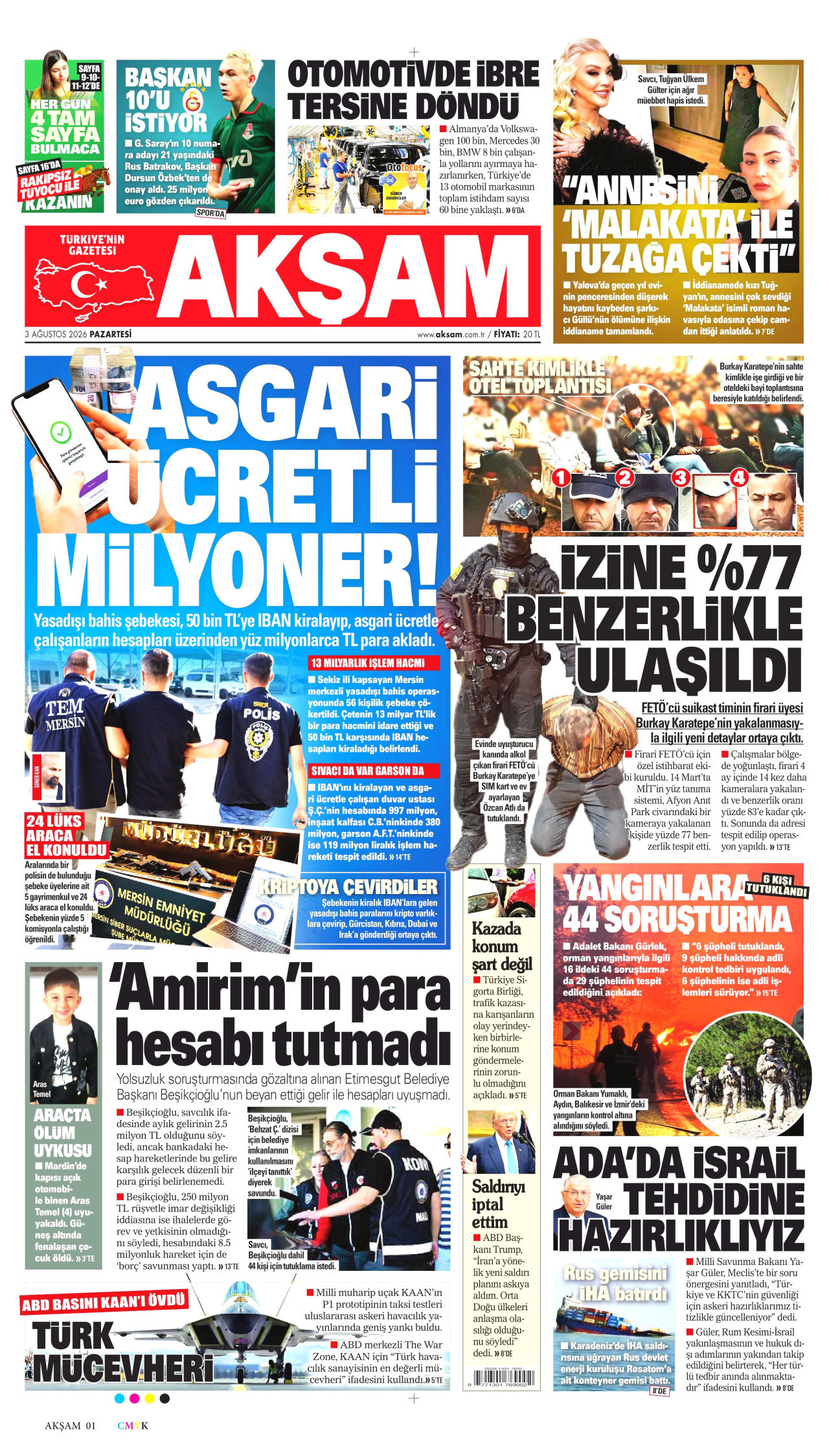 Akşam Manşet