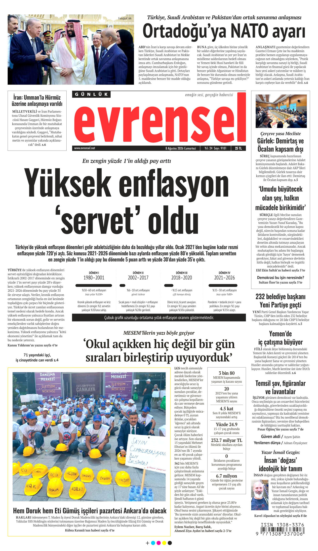 Evrensel Manşet