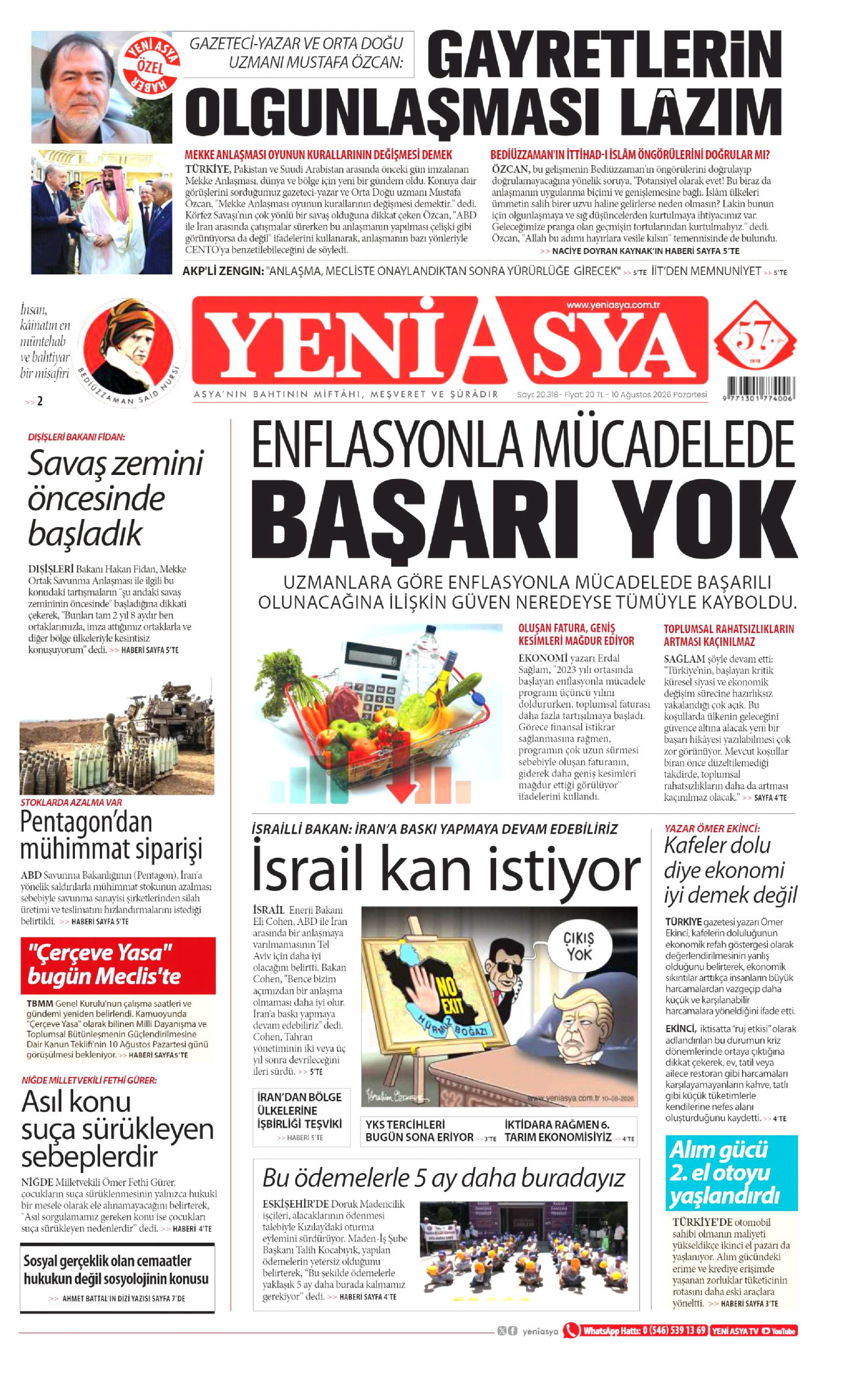 Yeni Asya Manşet