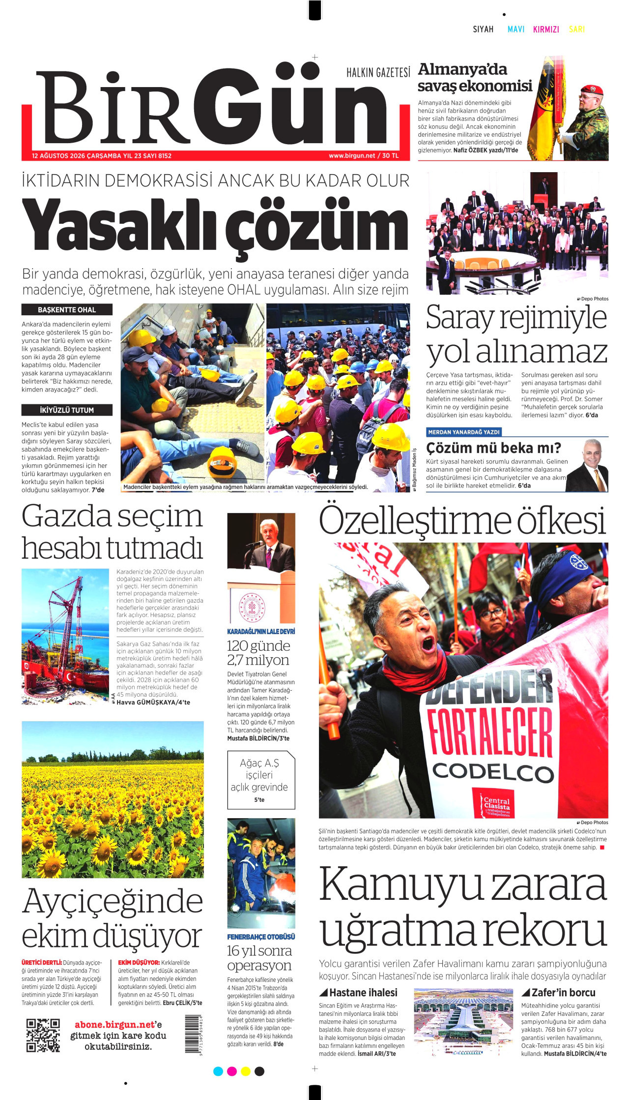 BirGün Manşet