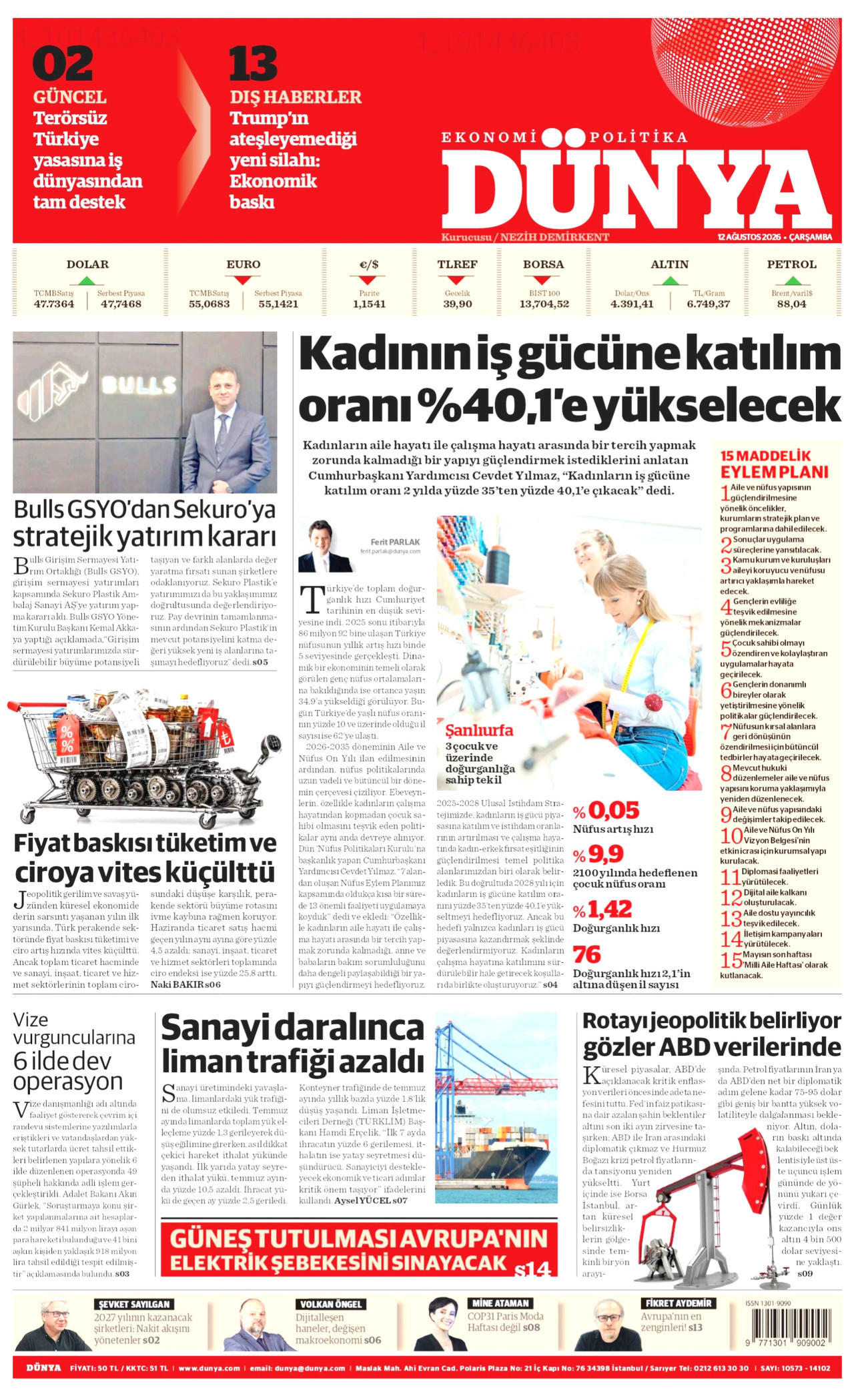 Dünya Manşet