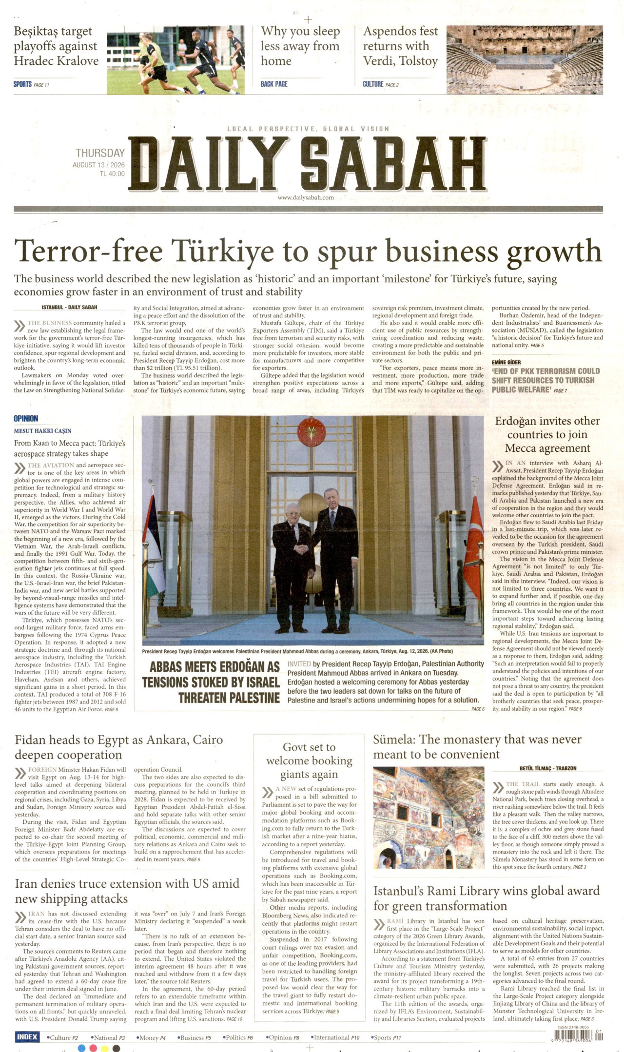 Daily Sabah Manşet