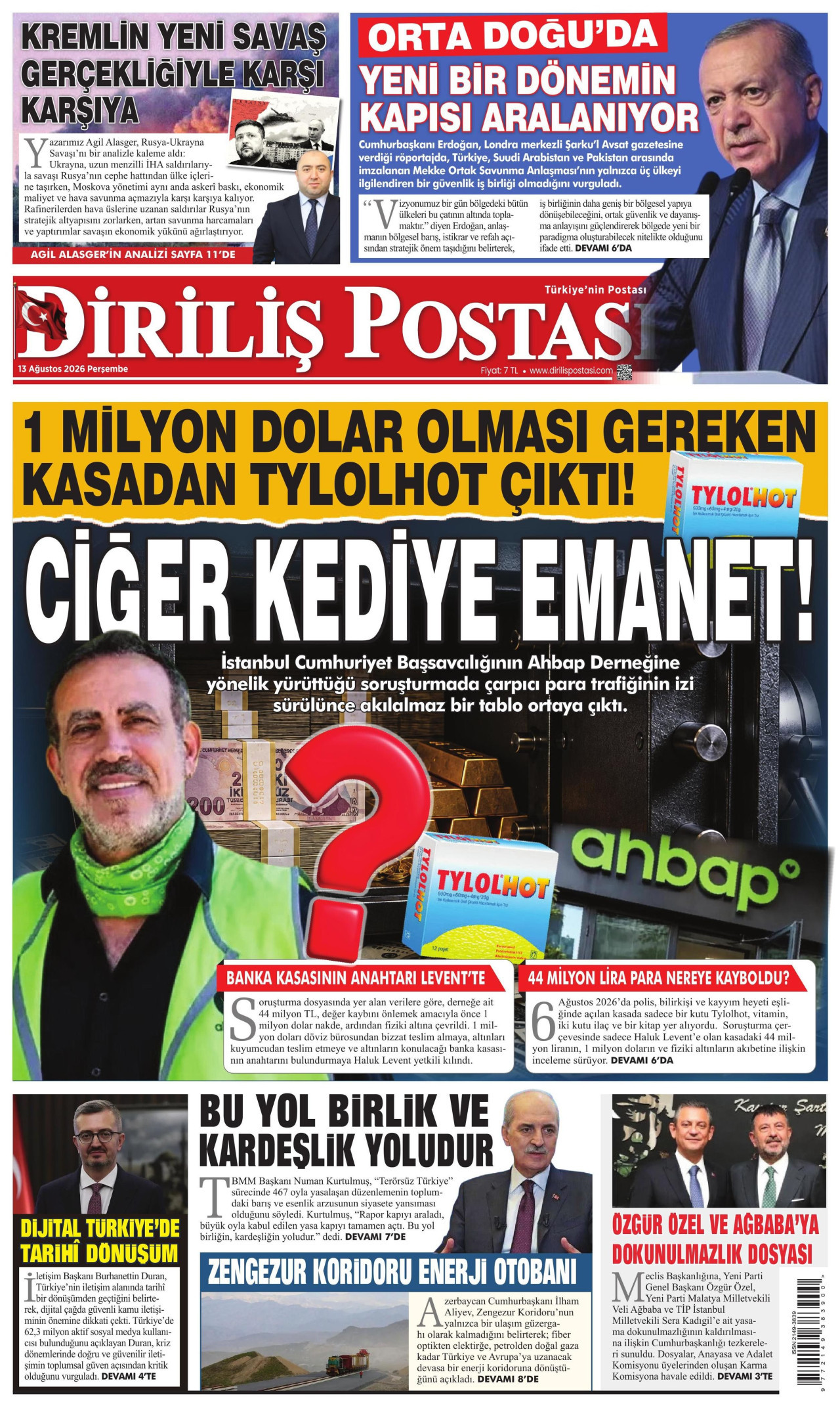 Diriliş Postası Manşet