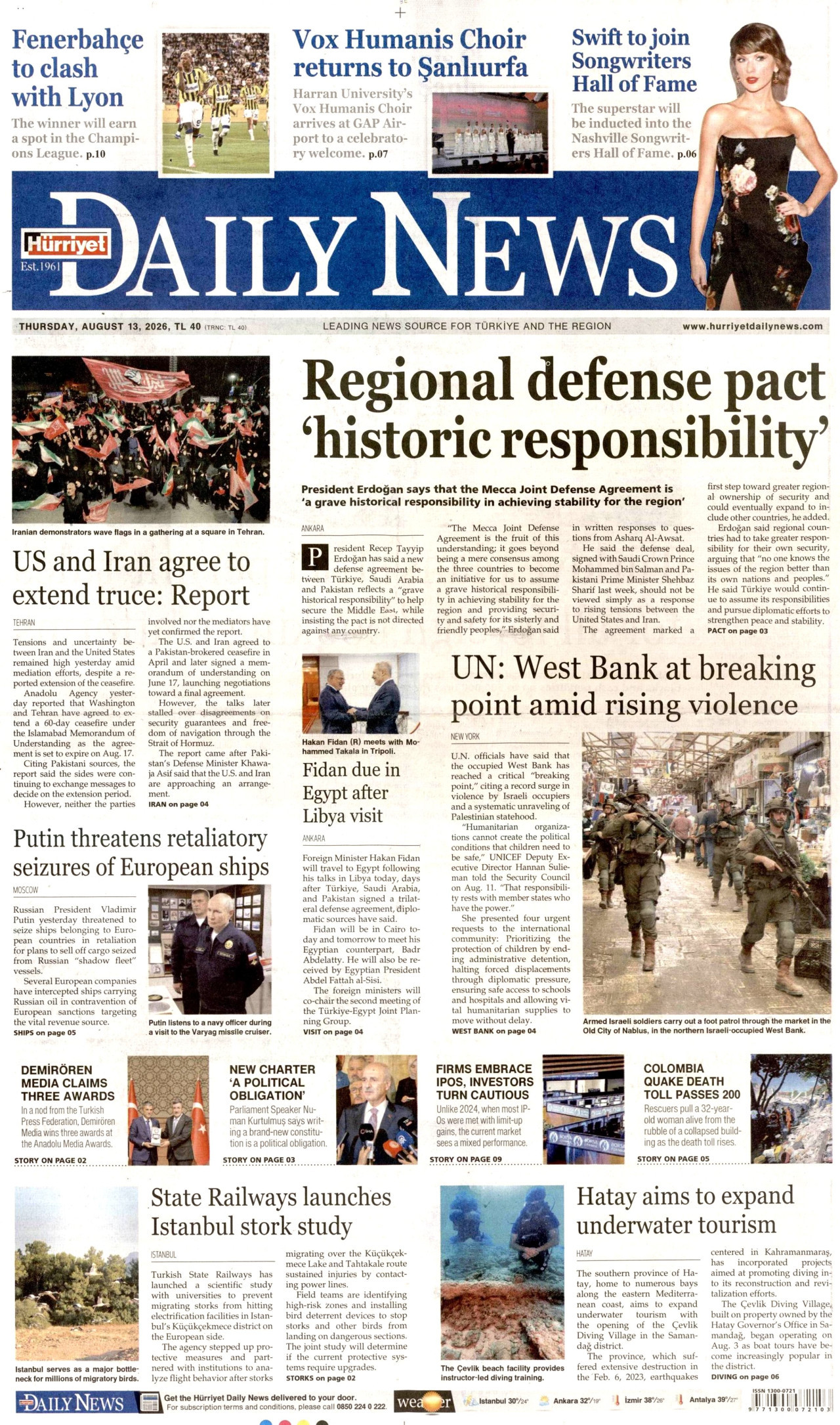 Hürriyet Daily News Manşet