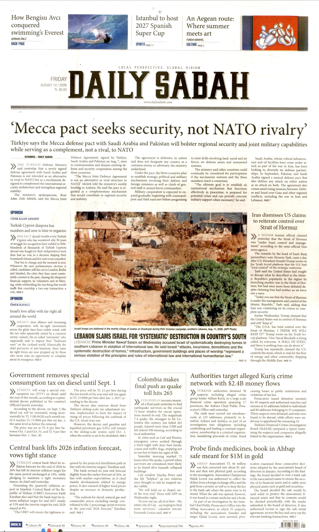 Daily Sabah Manşet