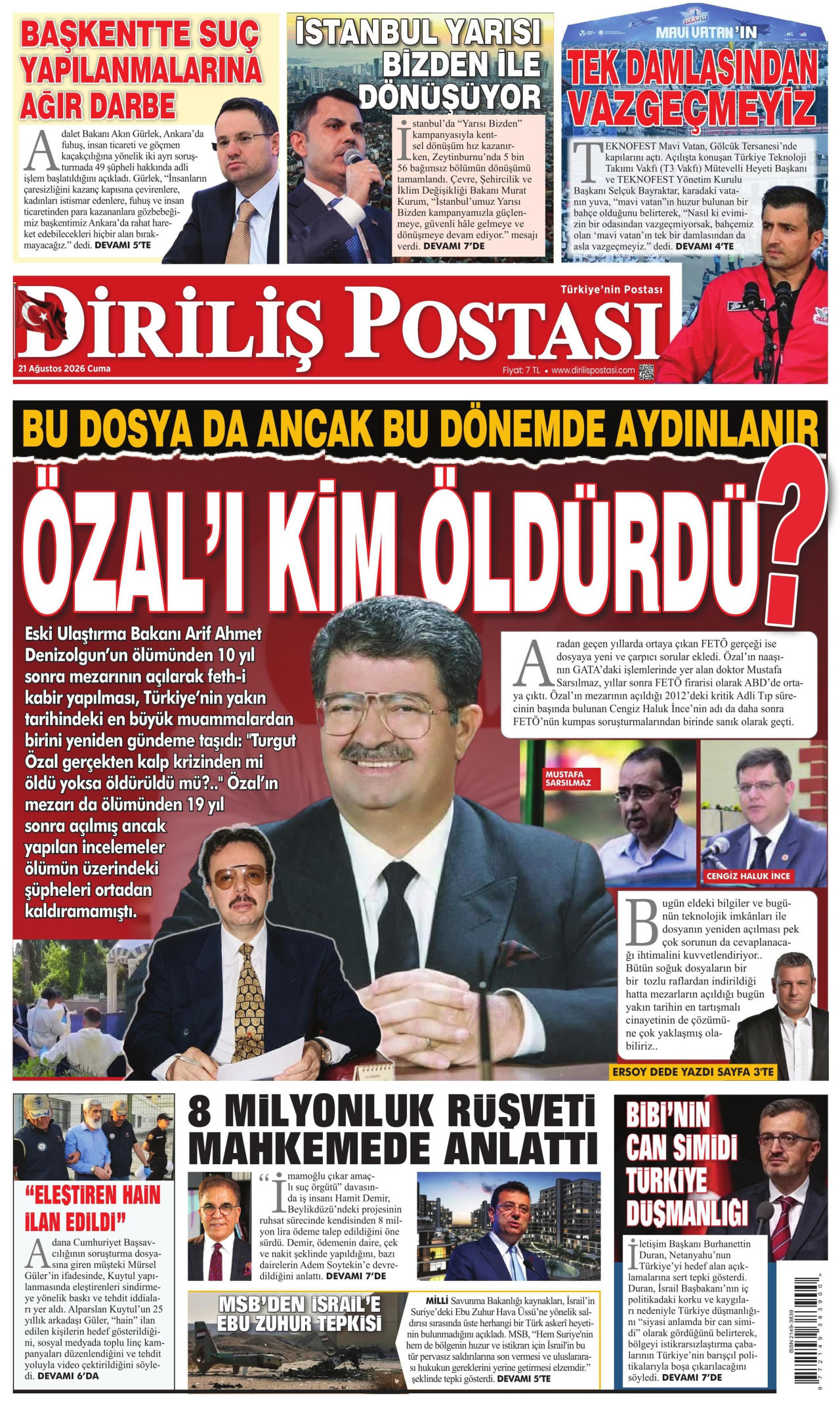Diriliş Postası Manşet