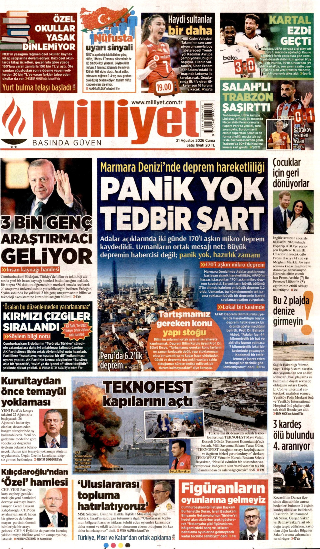 Milliyet Manşet