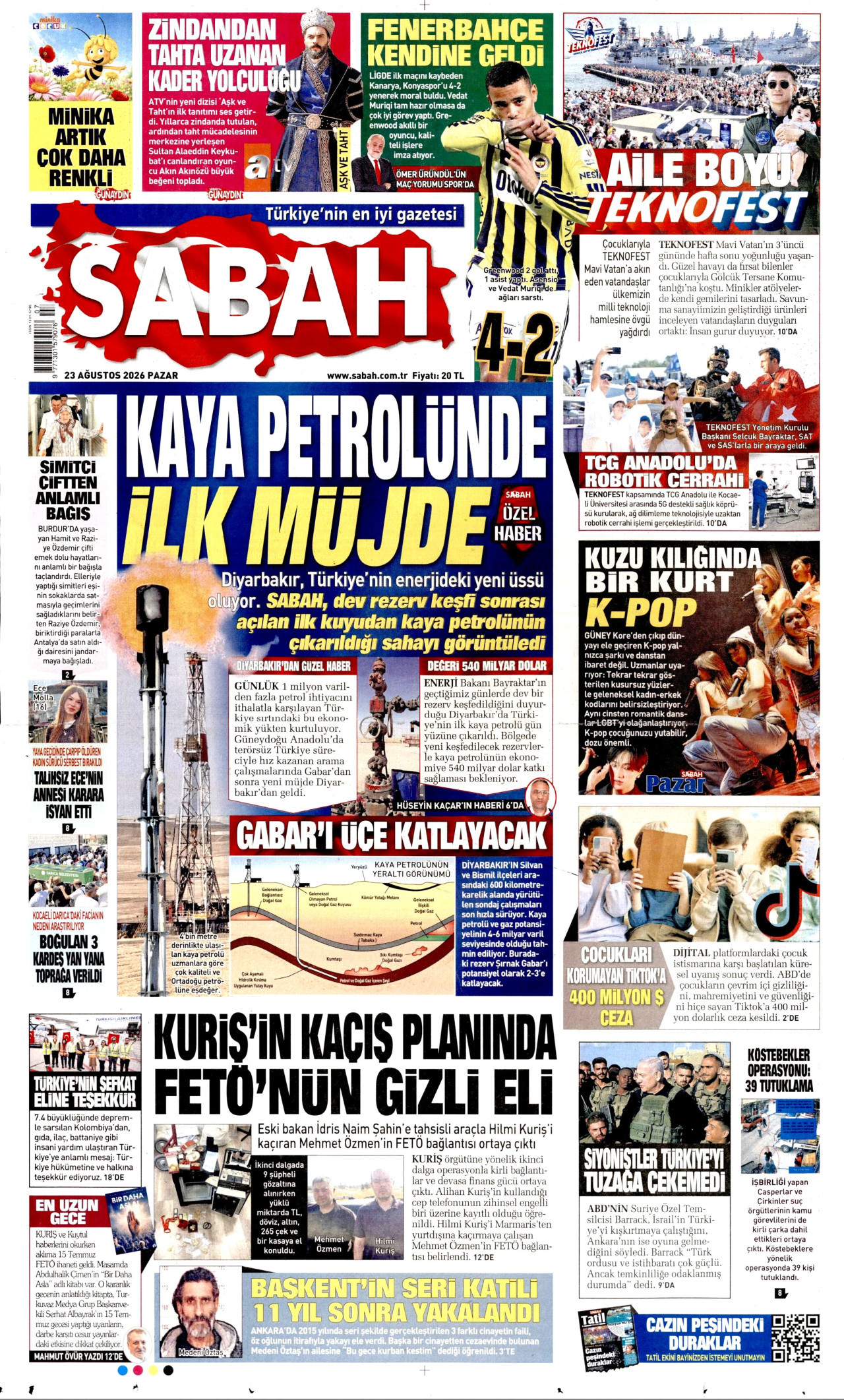Sabah Manşet