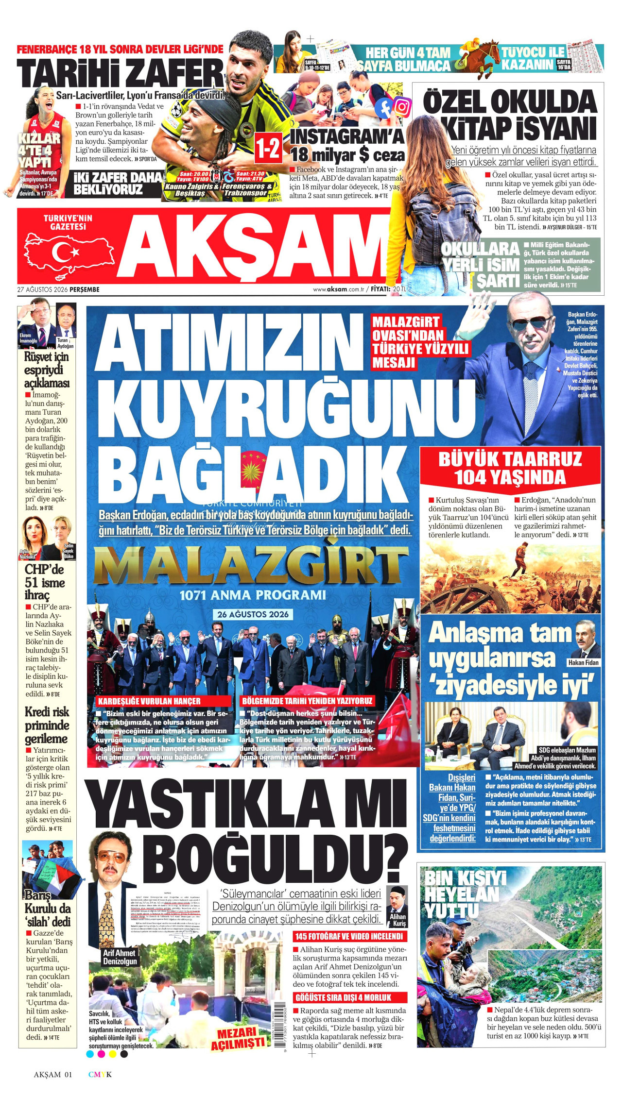 Akşam Manşet