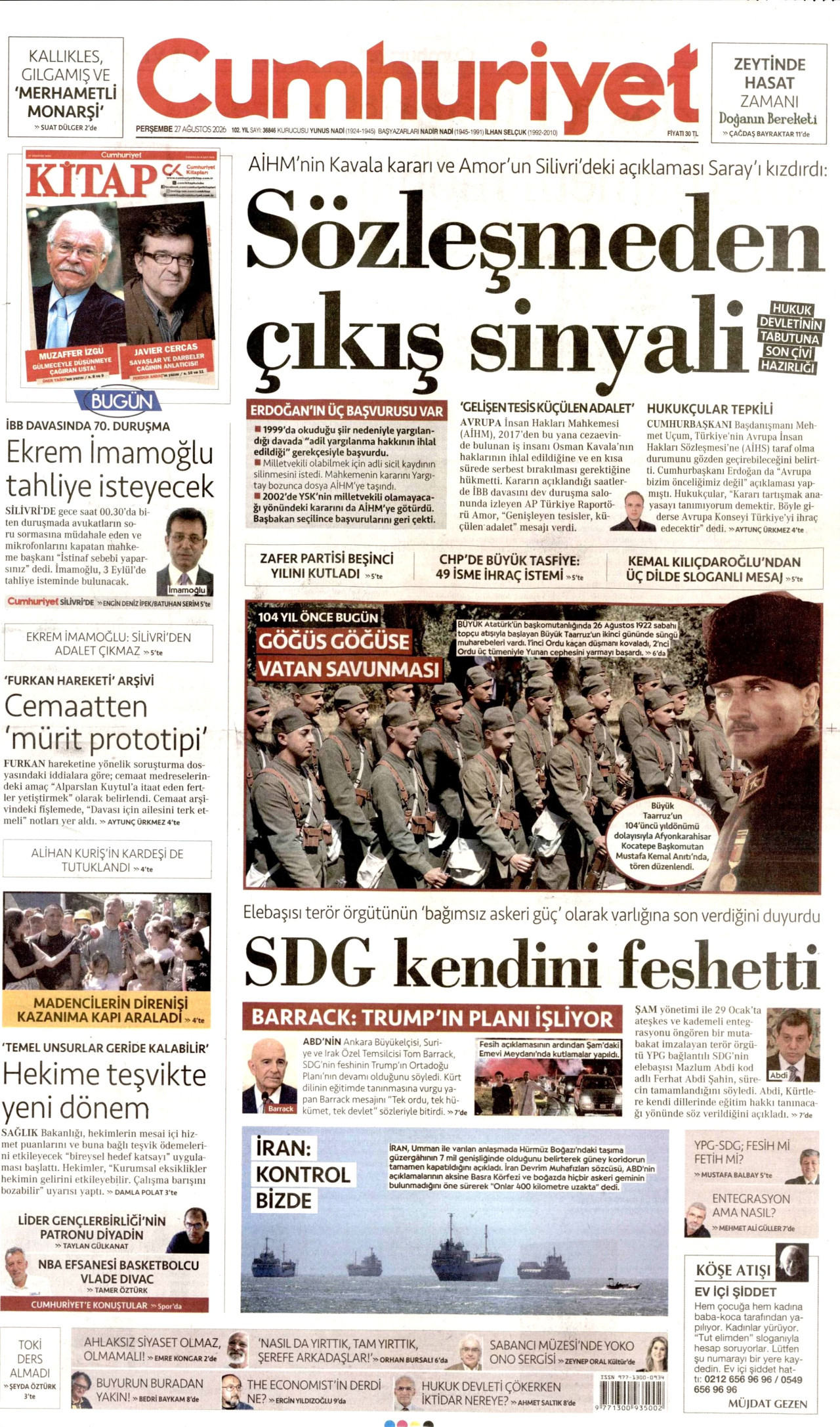 Cumhuriyet Manşet