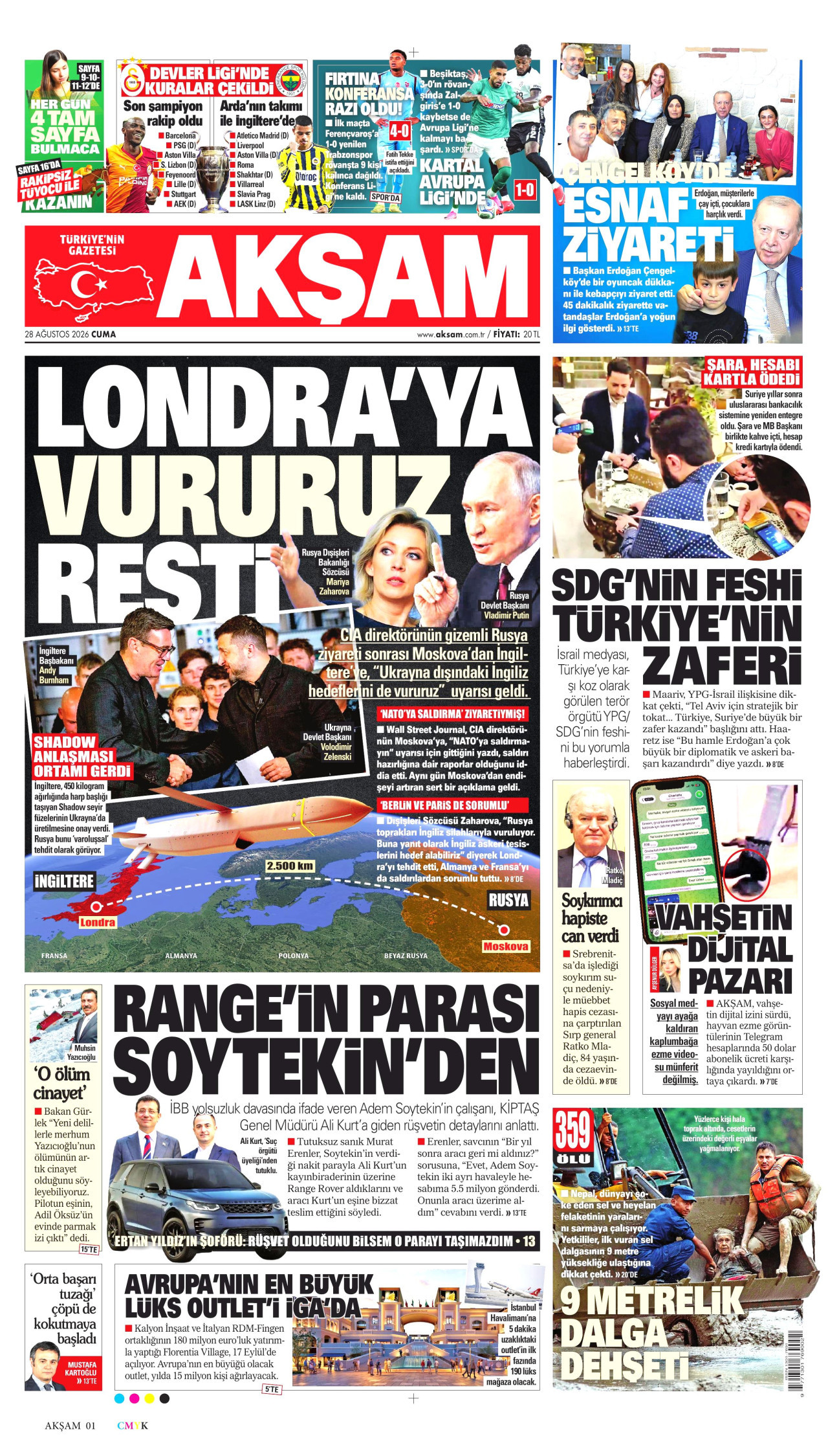 Akşam Manşet