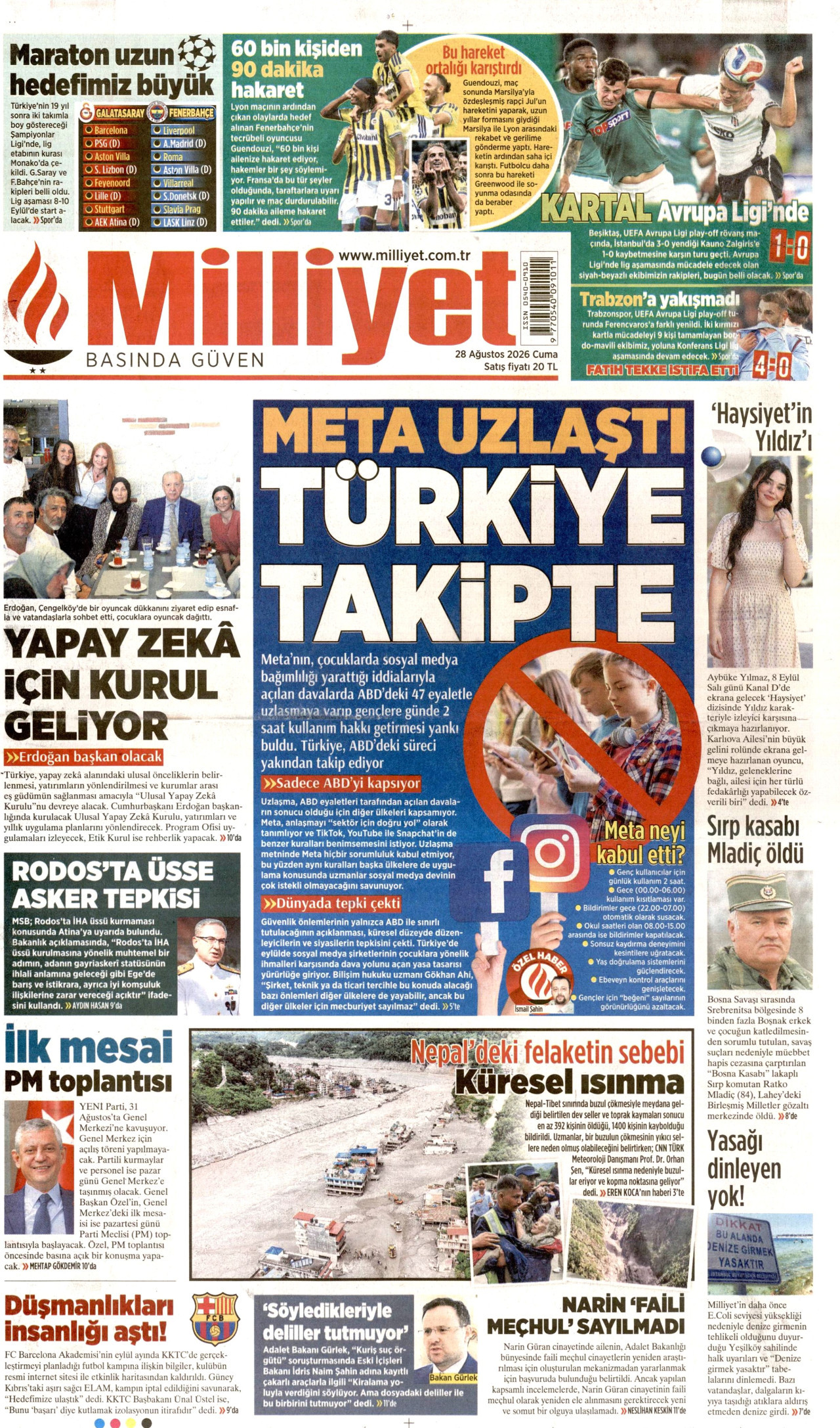 Milliyet Manşet
