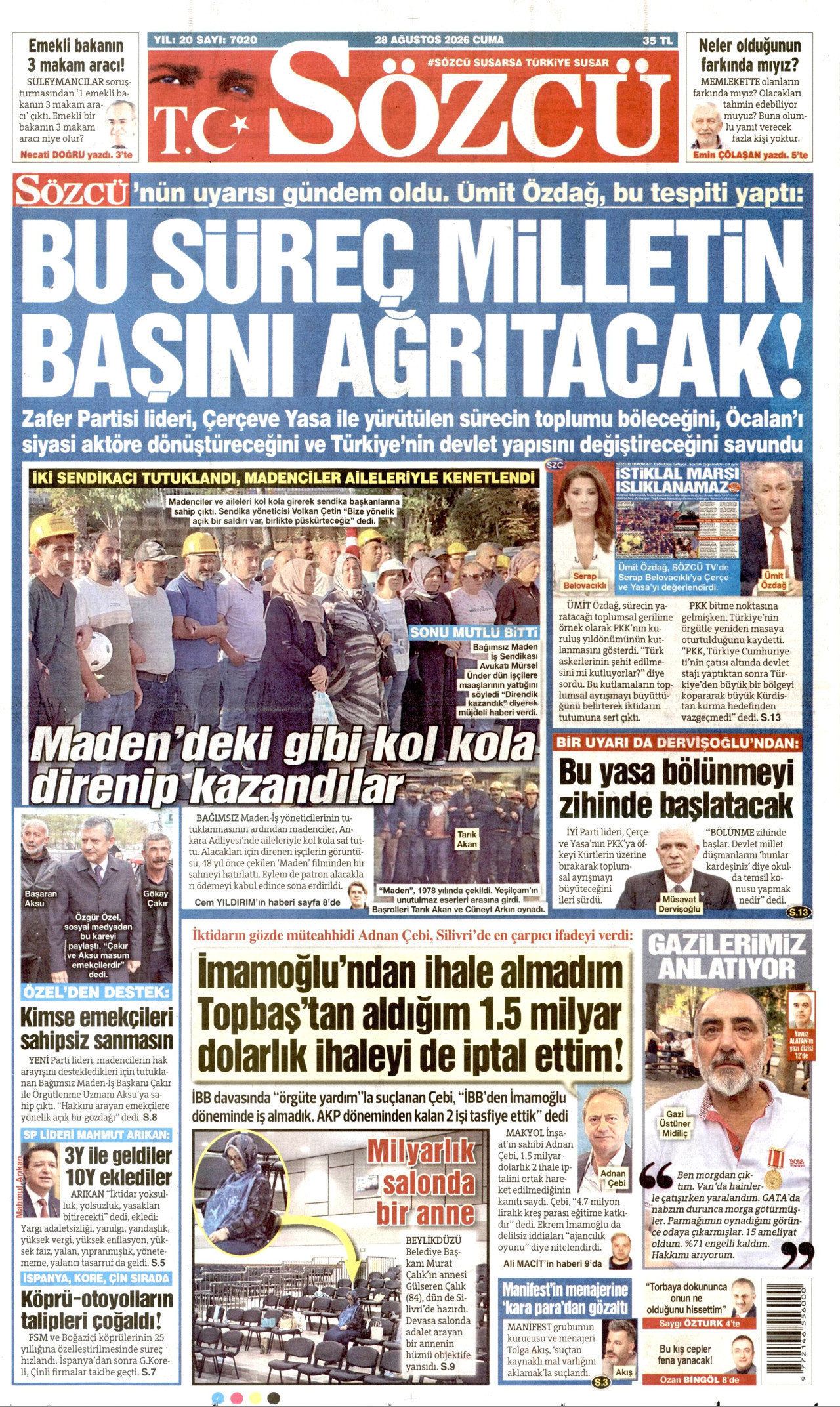 Sözcü Manşet