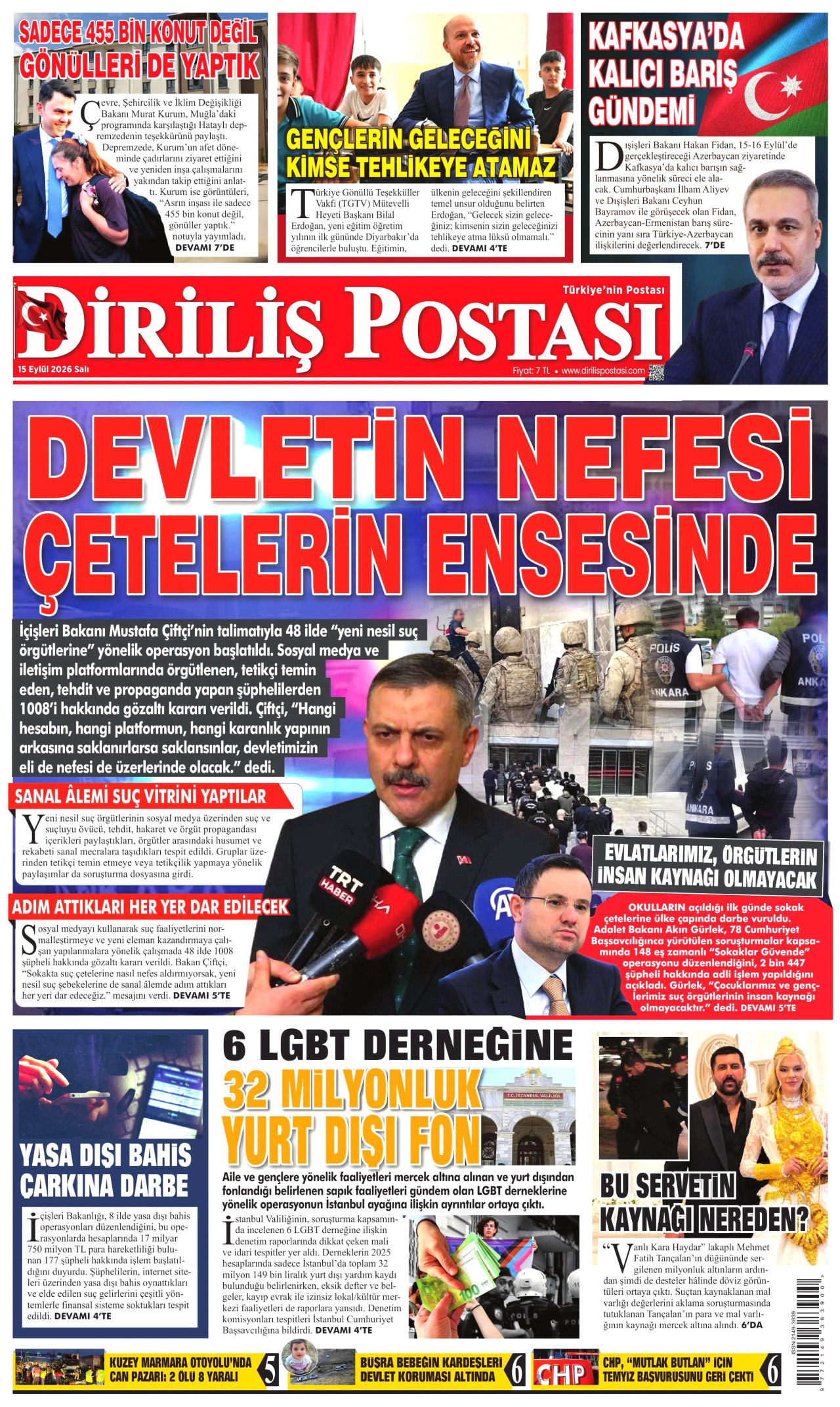 Diriliş Postası Manşet