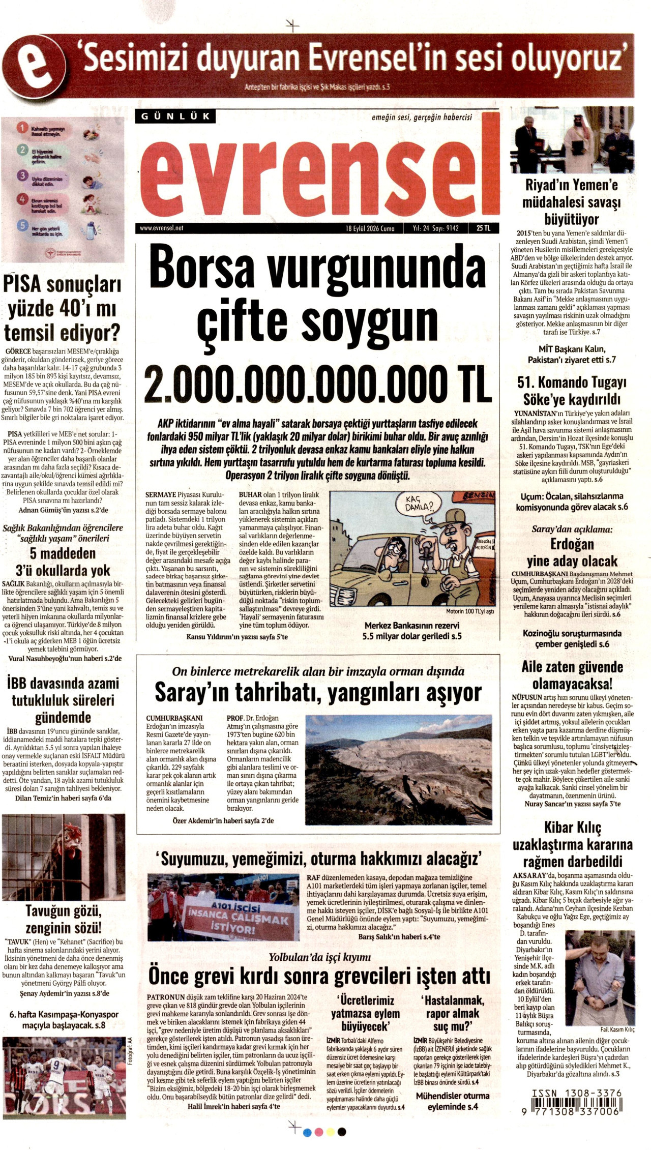 Evrensel Manşet