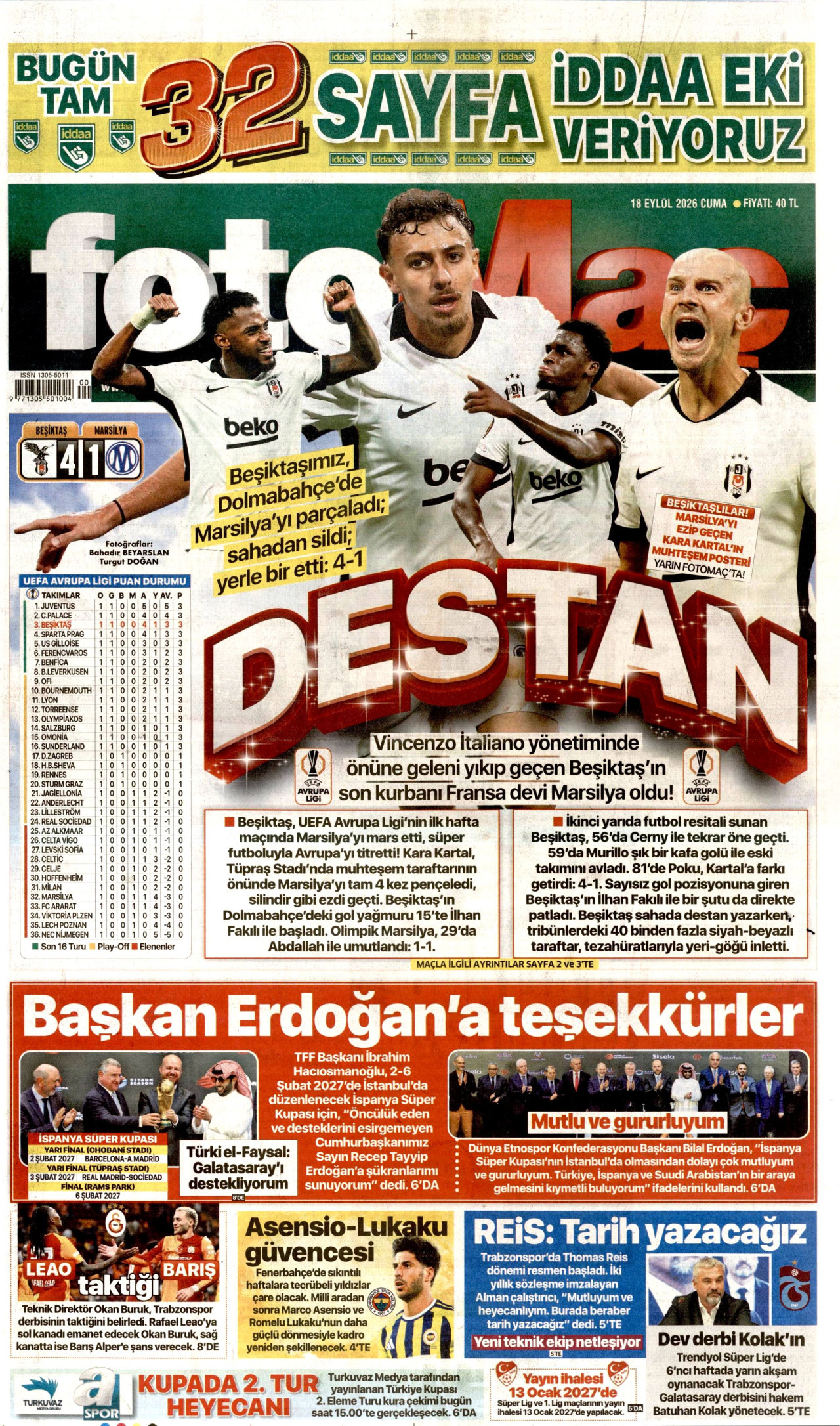 Fotomaç Manşet