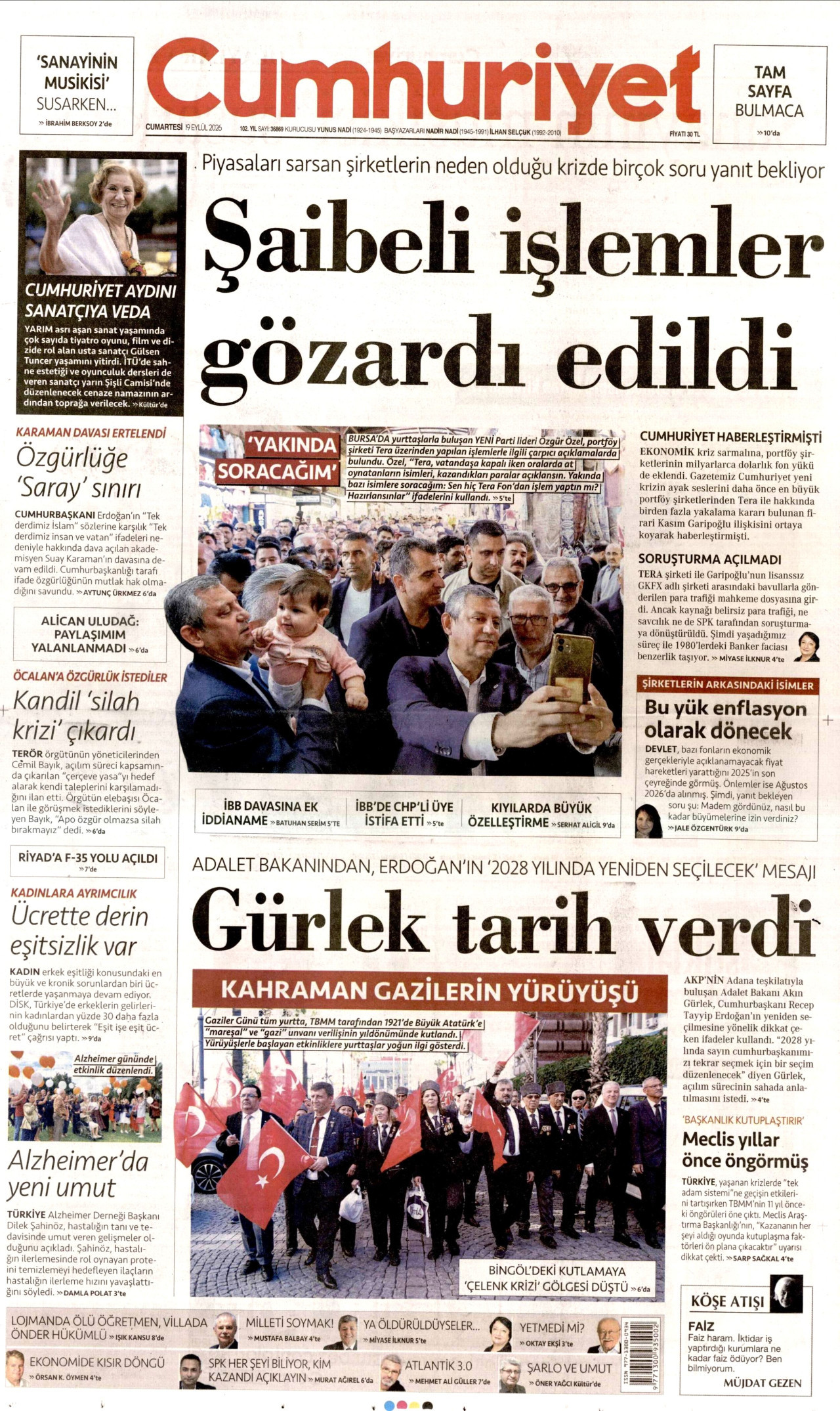 Cumhuriyet Manşet