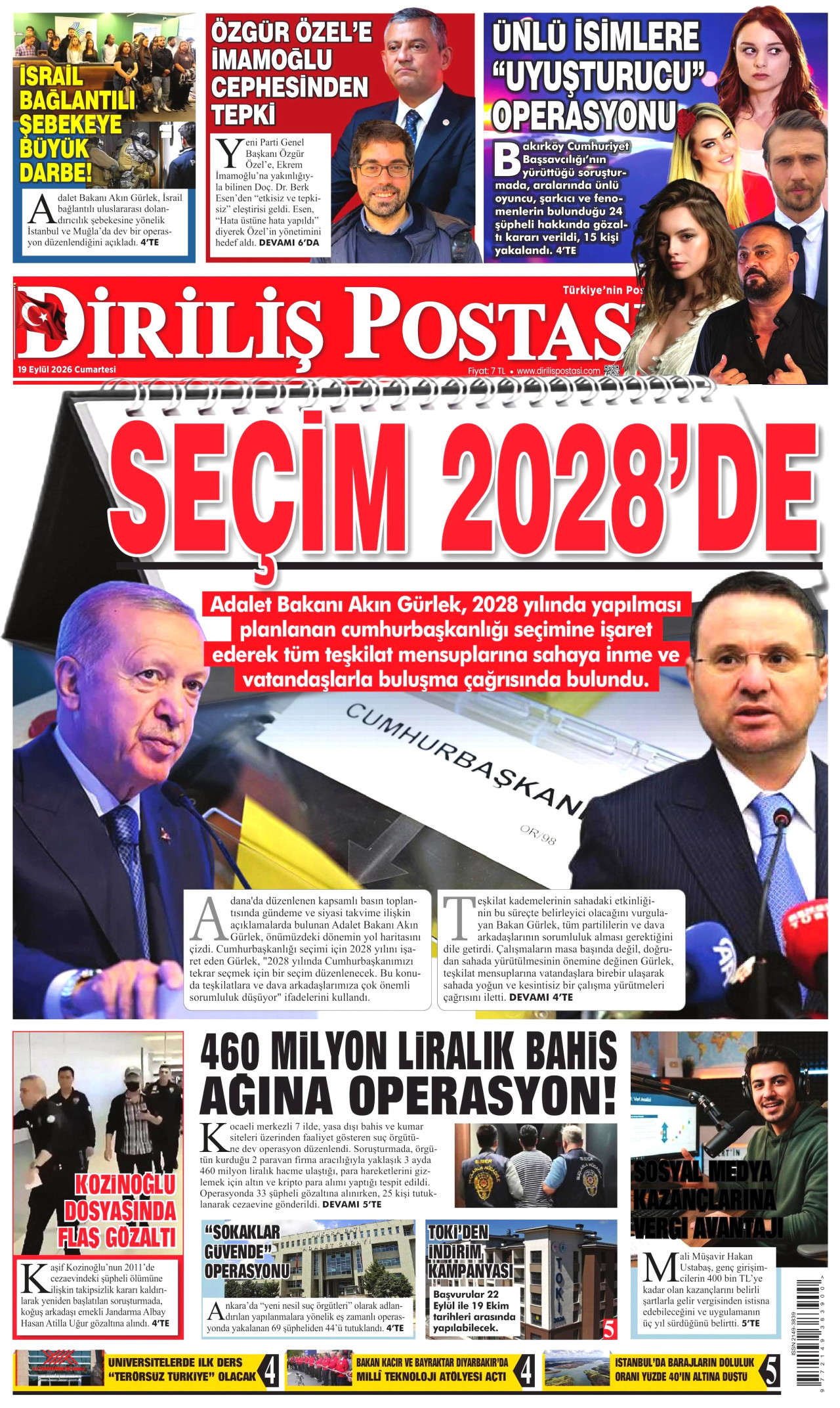 Diriliş Postası Manşet