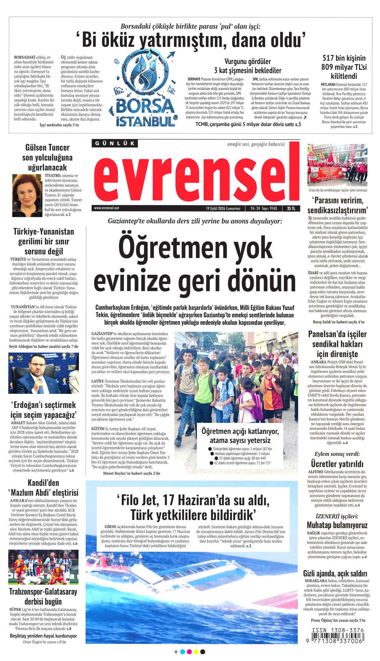 Evrensel Manşet